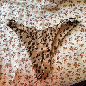 Cheetah print bikini bottom
